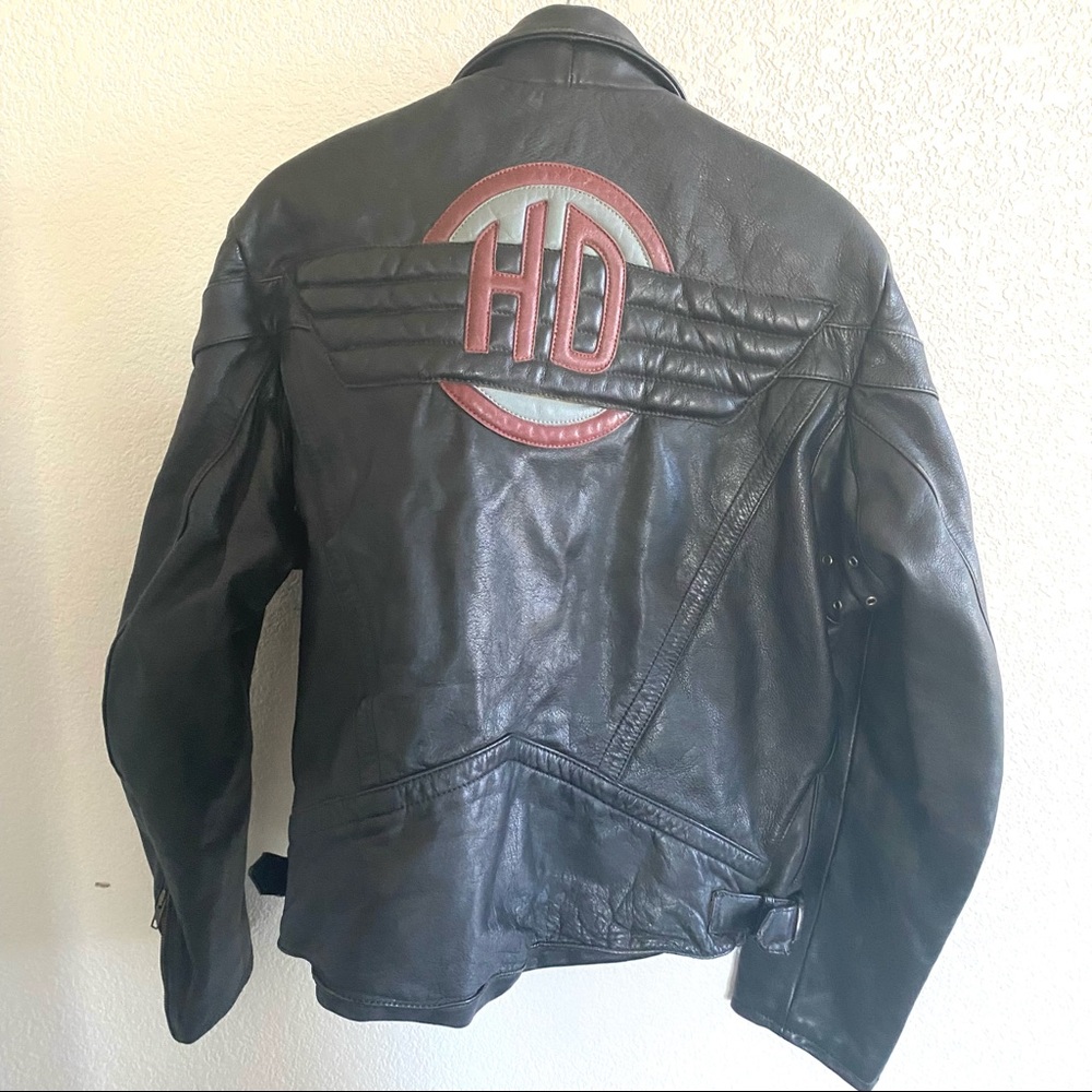 Harley Davidson leather moto jacket